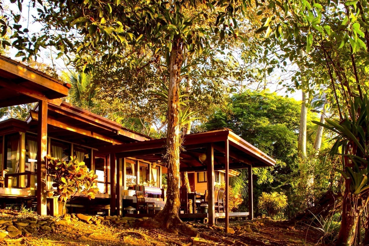 Interior of a lodge cabin