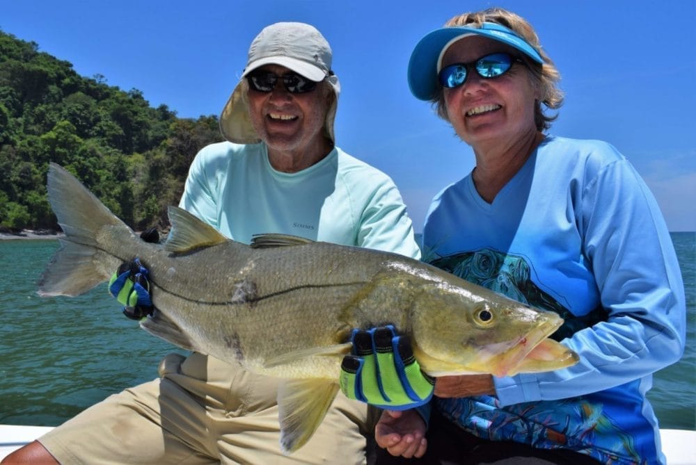 A Pacific snook from the Gulf of Chiriquí