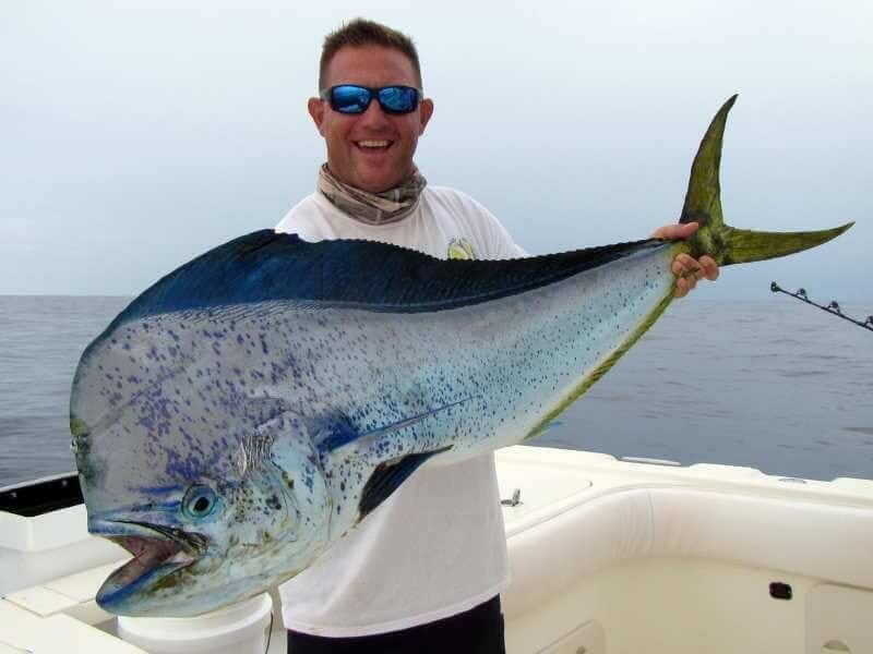 Captain Shane with a big bull dorado