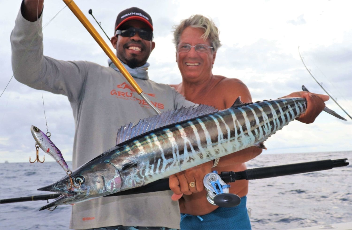 A wahoo caught in the Gulf of Chiriquí