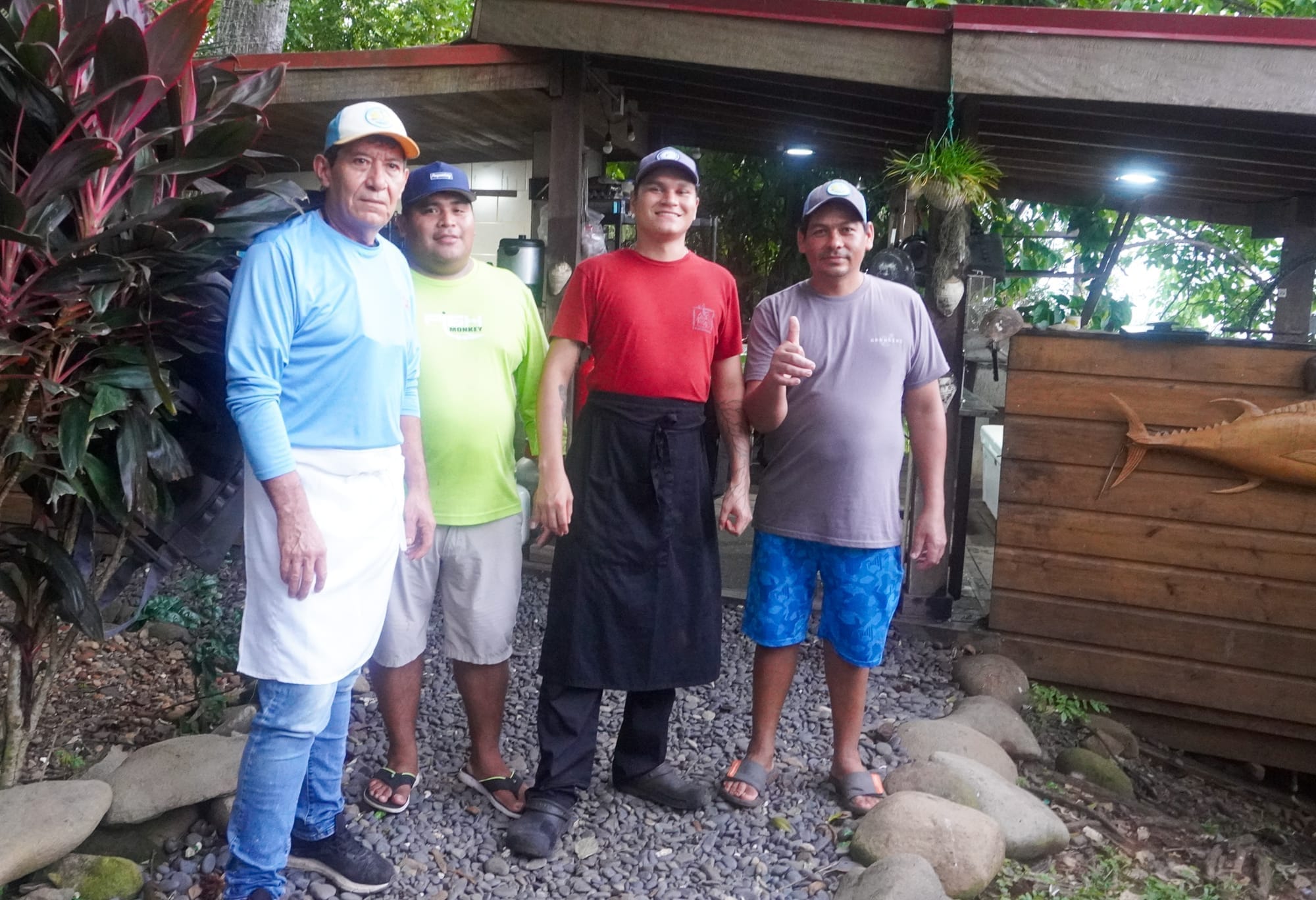 The culinary team at work