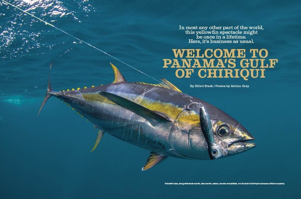 Sport Fish Panama Island Lodge featured in Saltwater Sportsman Magazine