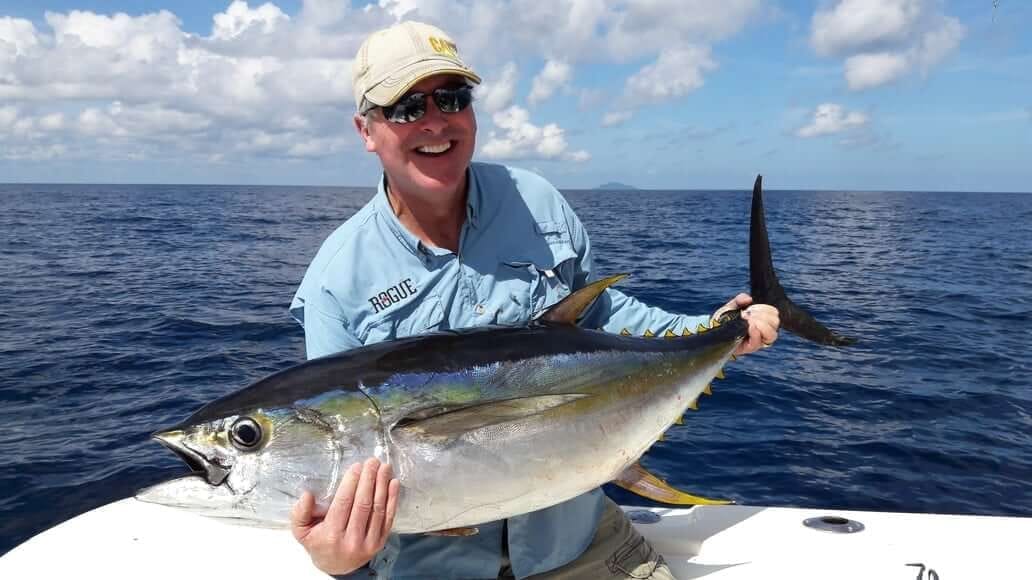 Roosterfish released inshore