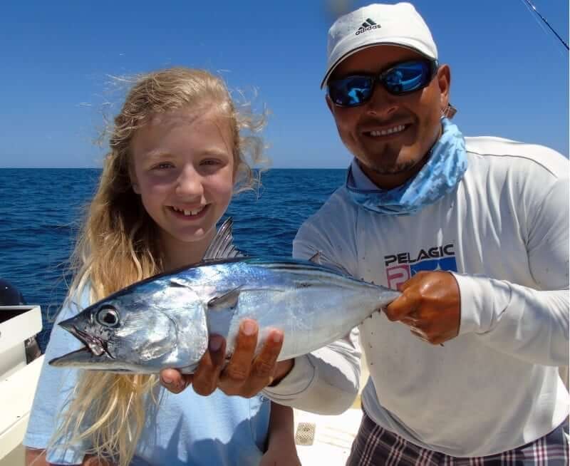 Angler with yellowfin tuna