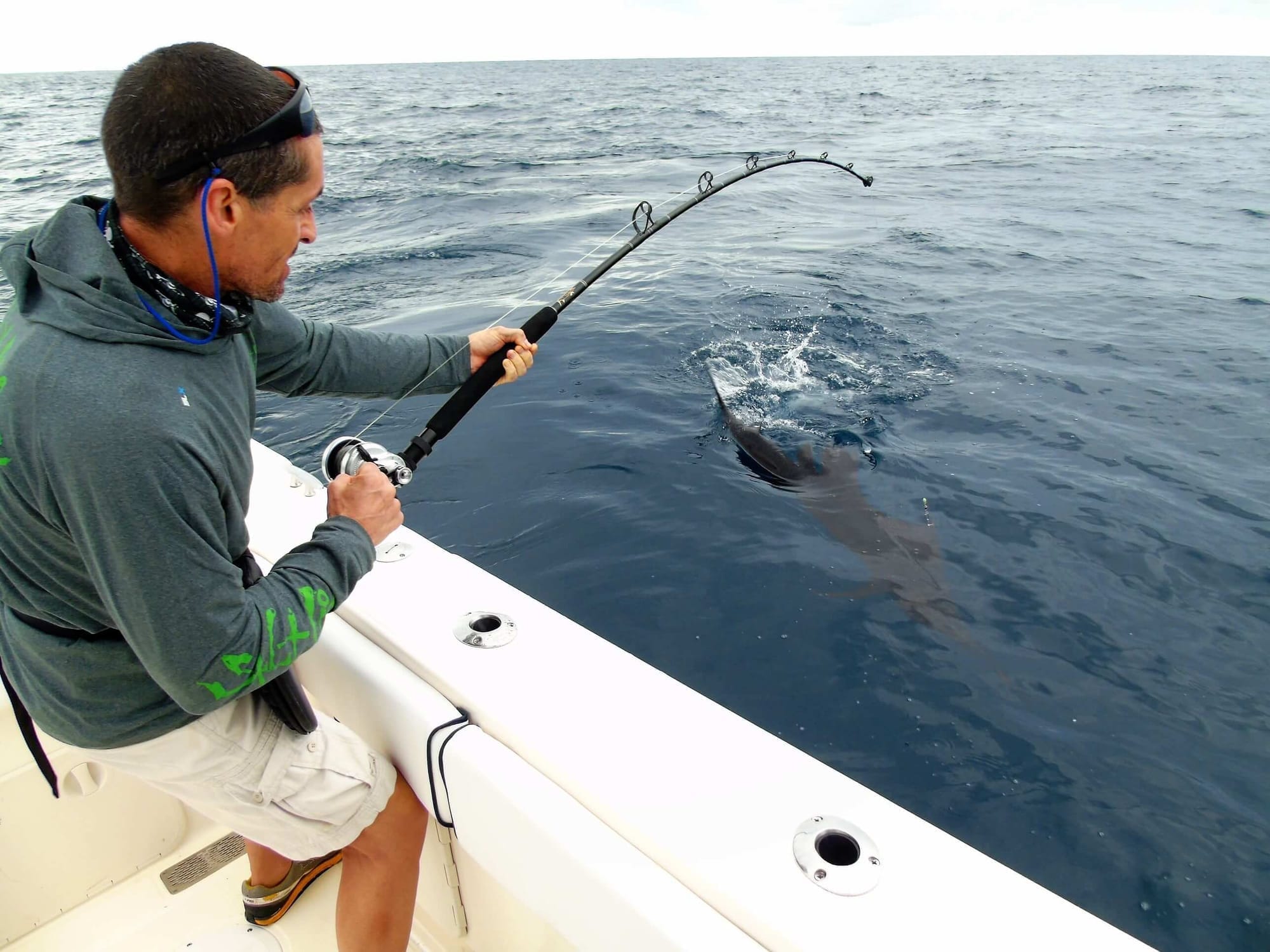 Panama roosterfish fishing