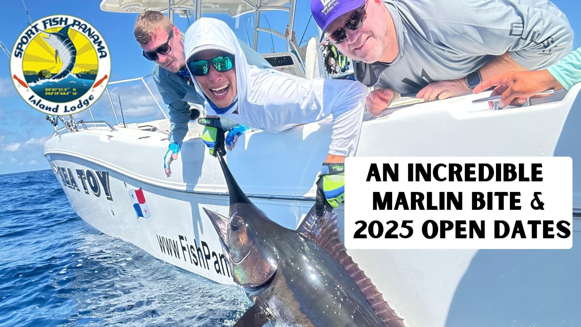 Historic marlin bite and 2025 open dates