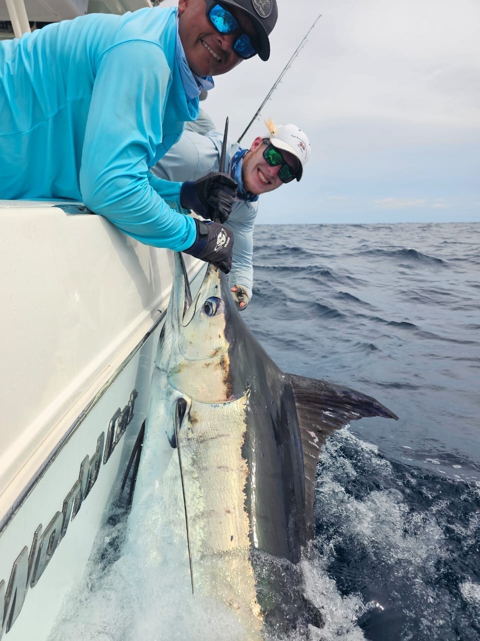Anglers with their catch in Panama