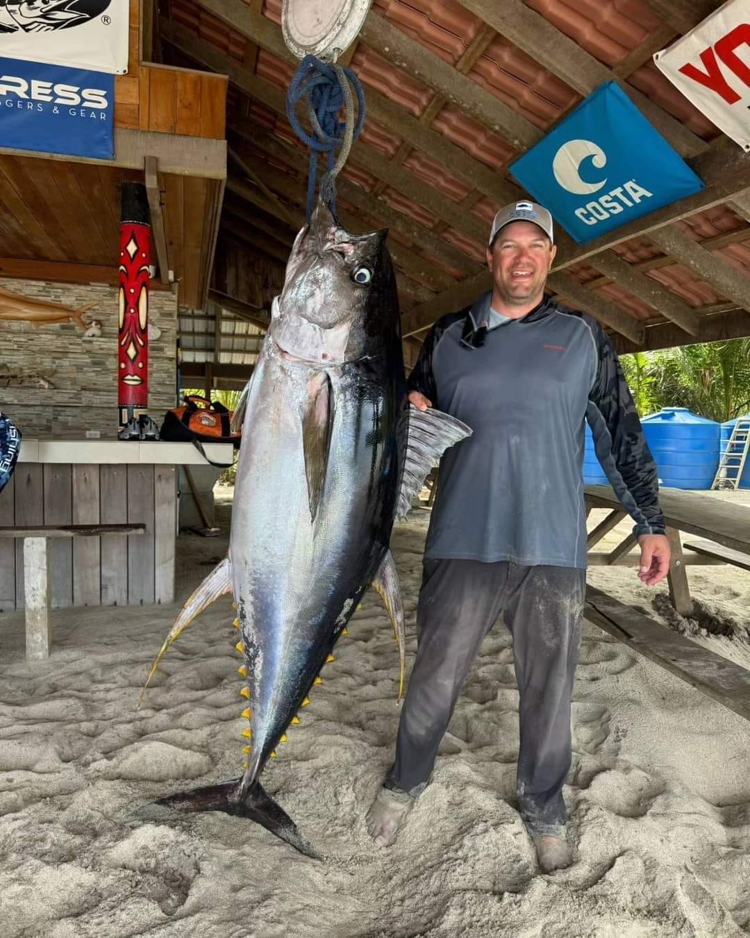 Fish hanging